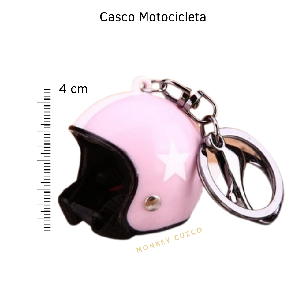 Llavero Moto Y Casco